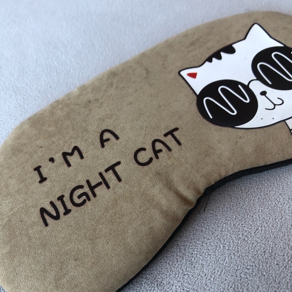 I’m a Night Cat ~ Sleep Mask ~ Brand New!